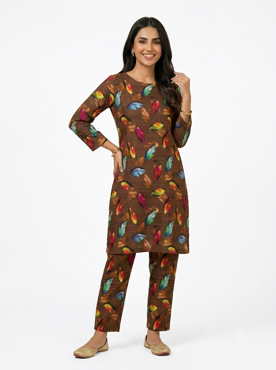 2-PIECE DIGITAL PRINTED UNSTICH SUIT