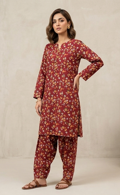 2-PEICE DIGITAL PRINTED SUIT
